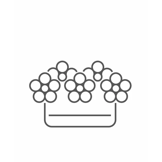 Box of orange flowers closed